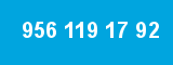 956 119 17 92